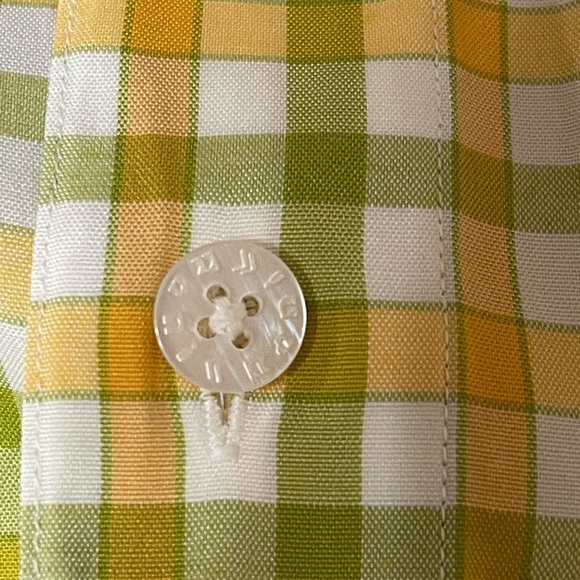 KARL KANI BUTTON DOWN SHORT SLEEVE PLAID SHIRT SZ XL EUC - Picture 7 of 9